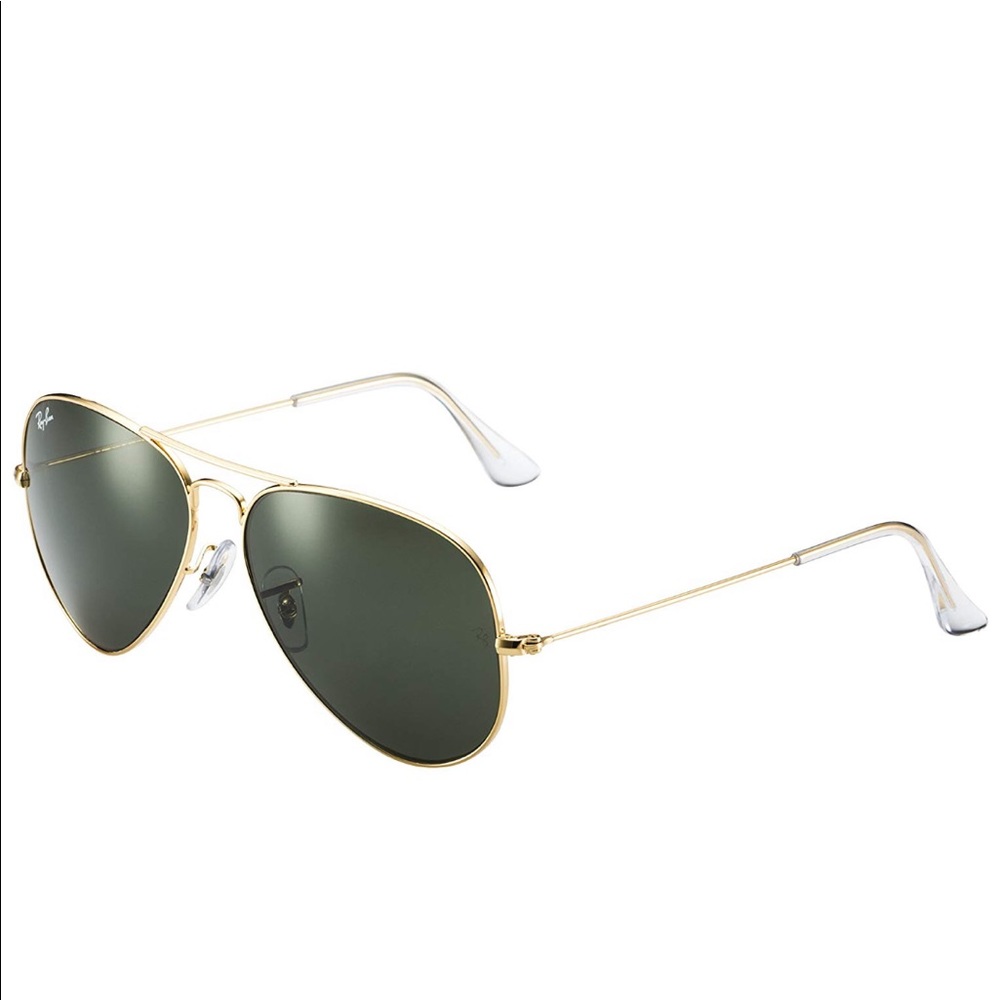 Authentic Ray Ban Gold Frame Aviators (58 mm)